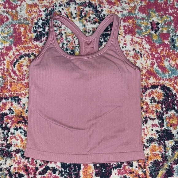 Pink Racerback Tank Top - Picture 1 of 3